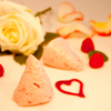 Rosen-Himbeer-Mousse