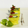 Zucchiniröllchen mit Schafsfrischkäse