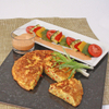 Spanish Frittata with Spicy Grilled Vegetable Salad