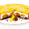 Peach Quark Fridge Cake