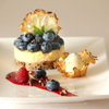 Bananenbrot Himbeer Mini Cupcakes