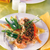 Lachsfilet in Pergament mit Limettensauce