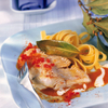 Pike Perch in Bell Pepper Cream Sauce