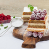 Cranberry and Nut Cream Cake