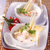 Kokossuppe mit Ingwer und Huhn 