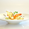 Gnocchi mit Kräuterseitlingrahmsauce und Garnelen (QSB)