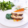 Tafelspitz mit Krenkruste und Cremespinat