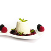 Quark Mousse with Red Fruit Compote