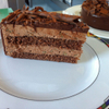 Chocolate and Marzipan Gateau