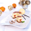 Petits gâteaux à la mousse mandarine et vanille