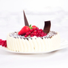 Irish Cream and Mint Cheesecake with Coffee Sprinkles