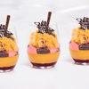 Peanut and Raspberry Cream with Salted Caramel