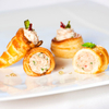 Gefüllte Blätterteigrollen mit Kaninchen (QW)