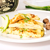 Triple Créme Brie and Apple Omelette
