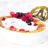 Raspberry Brie Crepe Gratin with Blueberry Compote
