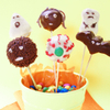 Halloween Cake Lollies