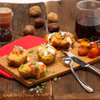 Oven Baked Potatoes with Smoked Salmon