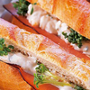 Gefüllte Baguettes