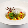 Nougat and Semolina Dumplings with Pistachio Coating