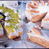 Obsttorte mit Weintrauben
