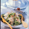 Spinatspätzle mit Käsesauce