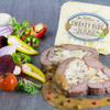 Flank Steak gefüllt mit Blauschimmelkäse und Champignons