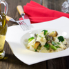 Asiago & Mushroom Risotto with Truffle Foam