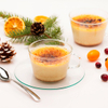 Crème brûlée mit weihnachtlichen Aromen