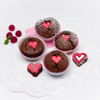 Schokolademuffins mit Himbeer-Chili-Creme