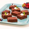 Chocolate Brownies with Candied Orange and Marcona Almonds
