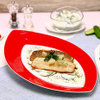 Forellenfilets mit Rahm-Gurken-Salat