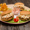 Homemade Pulled Pork Burger with Coleslaw