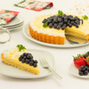 Vanille-Topfen-Torte mit Heidelbeeren