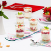 Erdbeer-Frischkäse-Kuchen im Glas