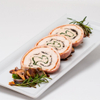 Gefüllte Marinierte Hühnerroulade im Prosciutto-Mantel