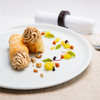 Veal Liver Puff Pastry Rolls with Calvados Apples