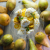Pear Mousse with Spekulatius Cookies