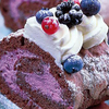 Waldbeerroulade