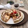 Marmorierter Schokolade-Cheesecake