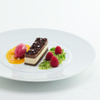 King Elvis Choco-Peanutbutter-Brownie mit Himbeereis