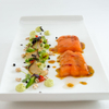 Seesaiblingsfilet mit aufgeschlagener Erbsencreme