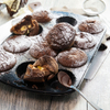Schokoladenmuffins mit weichem Vanillekern