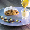 Apple Strudel with Vanilla Sauce