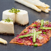 Tartelettes garnies de mousse d’asperges et de saumon fumé