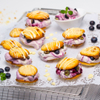 Weiße Schokolade-Heidelbeer-Whoopies
