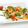 Salbei-Topfen-Nockerl mit Tomaten