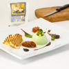 Grilled Kryssos Halloumi with Avocado Mousse and Tomato Salsa
