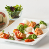 Rio Briati Mozzarella mit Tomaten- und Basilikumschaum