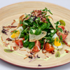 Lamb´s Lettuce Salad with Walnut Bacon Dressing