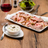 Roastbeef mit Remouladen-Dip-Sauce